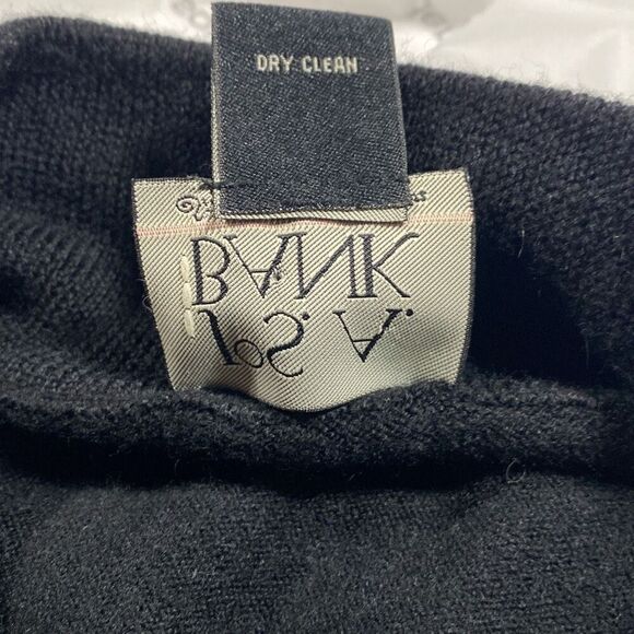 Jos A Bank Men's Traveler 1/4 Zip Merino Wool Pullover Sweater Black Size Large - Picture 10 of 13